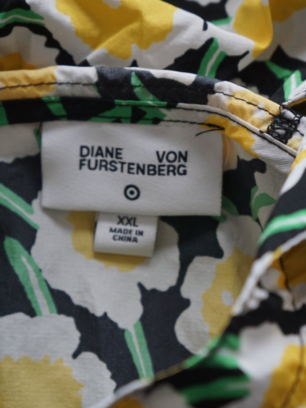 Diane von Furstenberg Yellow Floral Zip Up Hooded Jacket 🌼 - Picture 3 of 9
